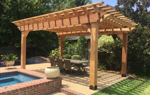 Pergola Kit with Outside Table