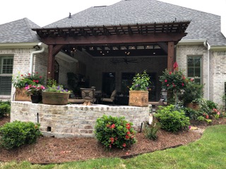 Attached Pergola Kit on Home