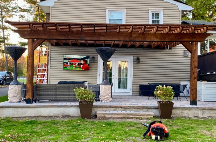 Pergola Kit Attached to House 3